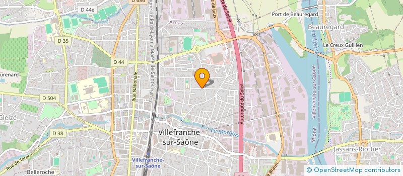 localisation de l'entreprise TIME-TRANS à VILLEFRANCHE-SUR-SAONE