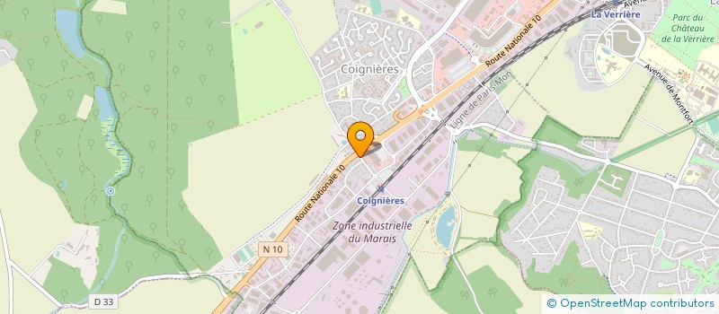 localisation de l'entreprise TIMEBAT  COIGNIERES