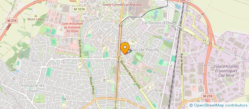 localisation de l'entreprise TIMEE CONSEIL  DIJON