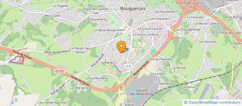 localisation de l'entreprise TIMEFORARCHI  BOUGUENAIS