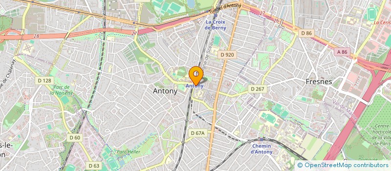 localisation de l'entreprise TIMEISNOW à ANTONY