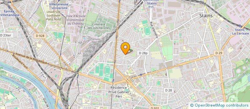localisation de l'entreprise TIMELEC à PIERREFITTE-SUR-SEINE