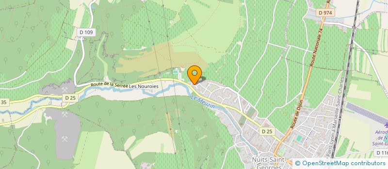 localisation de l'entreprise TIMELIE à NUITS-SAINT-GEORGES