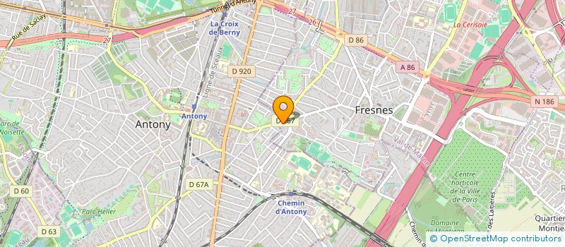localisation de l'entreprise TIMELINE FILMS à ANTONY
