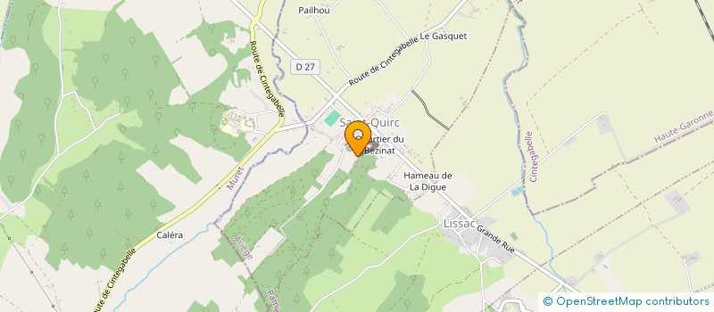 localisation de l'entreprise TIMELIO à SAINT-QUIRC
