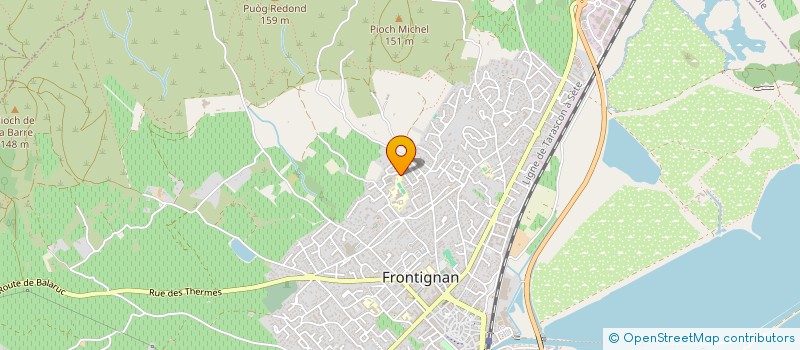 localisation de l'entreprise TIMELOU à FRONTIGNAN