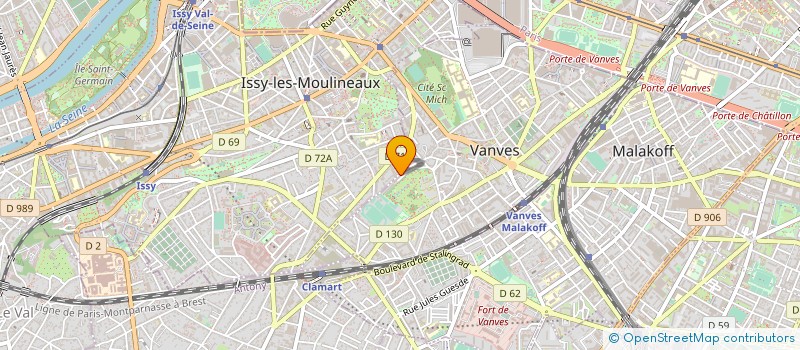 localisation de l'entreprise TIMEO à VANVES