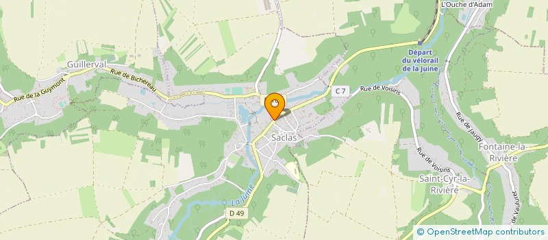 localisation de l'entreprise TIMEO  SACLAS