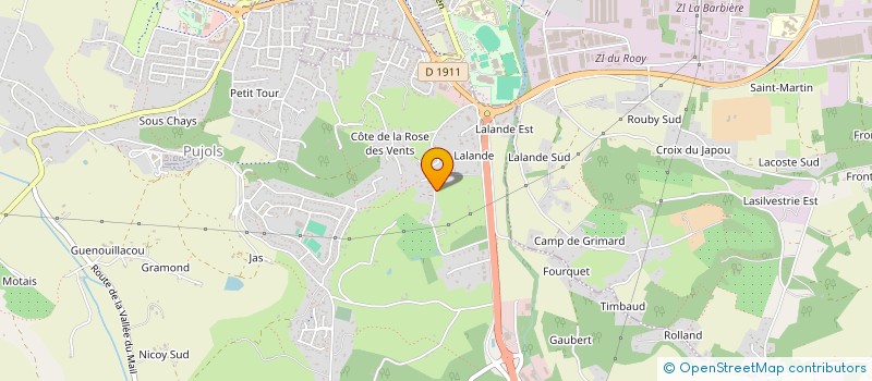 localisation de l'entreprise TIMEOLANA  PUJOLS