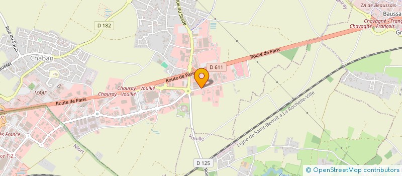 localisation de l'entreprise TIMEOME CONFORT  CHAURAY