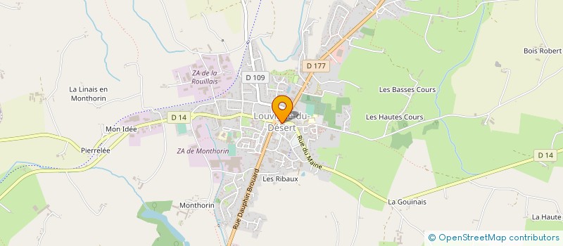 localisation de l'entreprise TIMEONATH  FOUGERES