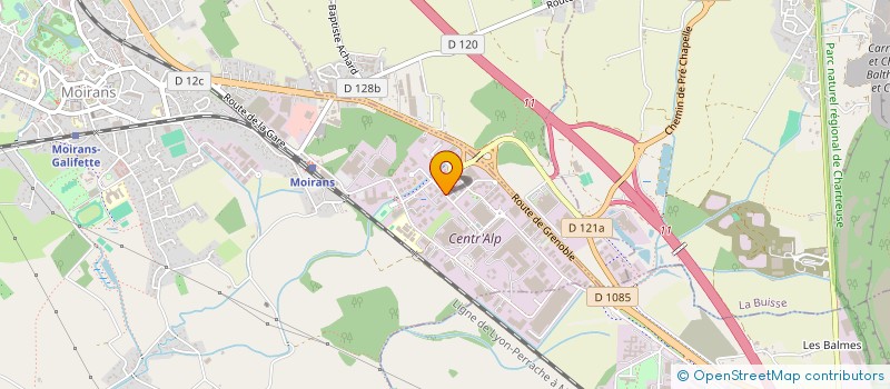 localisation de l'entreprise TIMEOV à MOIRANS