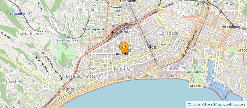 localisation de l'entreprise TIMEROM à NICE