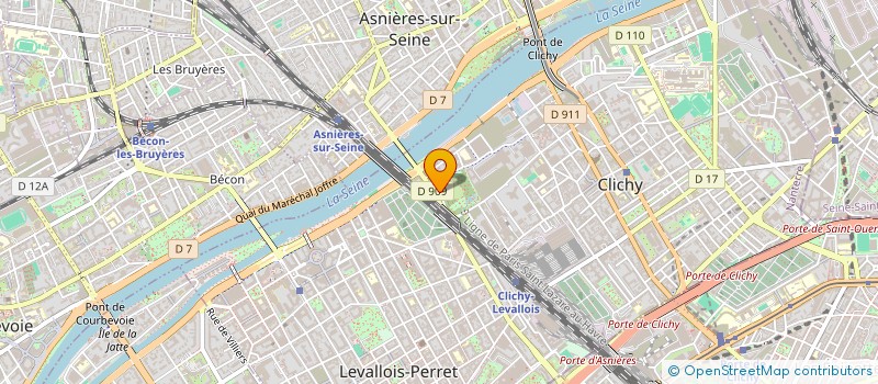 localisation de l'entreprise TIMES FINANCES à CLICHY