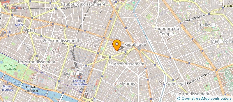 localisation de l'entreprise TIMESQUARE à PARIS