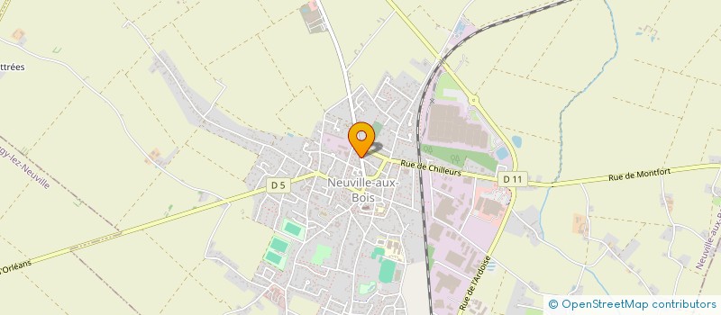 localisation de l'entreprise TIMEUB à NEUVILLE-AUX-BOIS