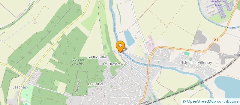 localisation de l'entreprise TIMEWALKERS à ESBLY