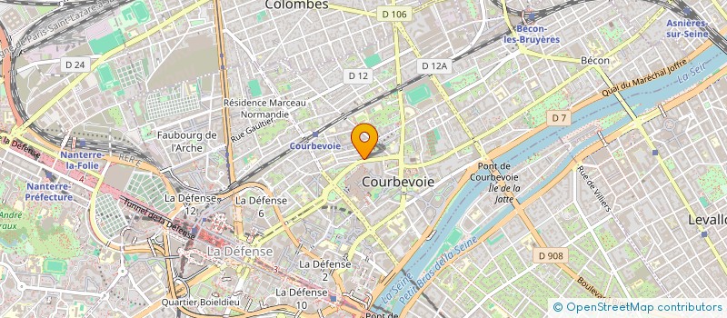 localisation de l'entreprise TIMGAD à COURBEVOIE