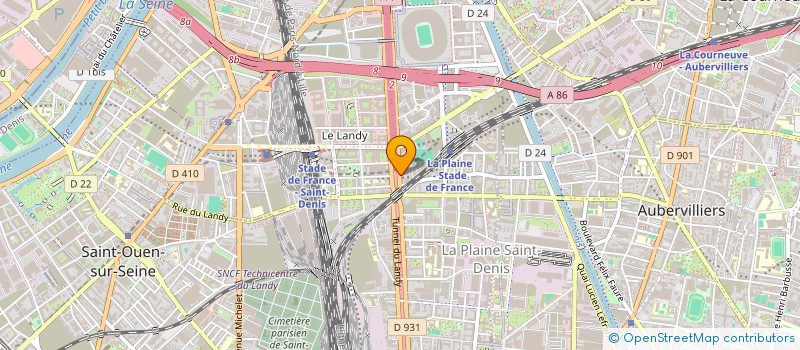 localisation de l'entreprise TIMGAD  SAINT-DENIS