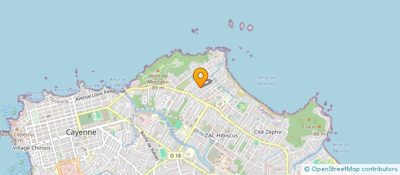 localisation de l'entreprise TIMGAD  CAYENNE