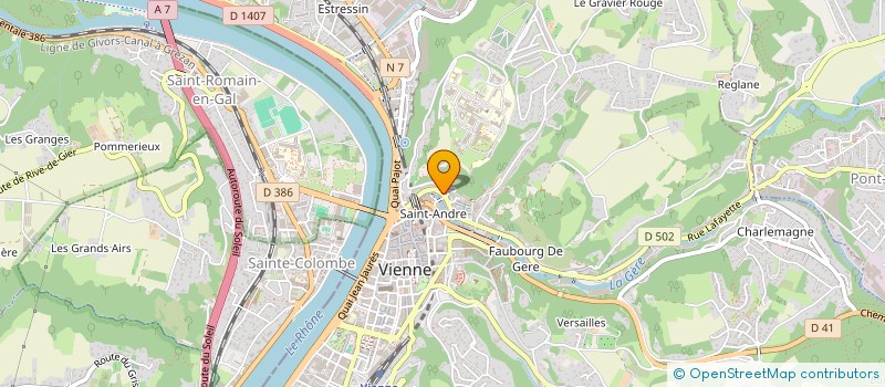 localisation de l'entreprise TIMGAD VIENNE  VIENNE