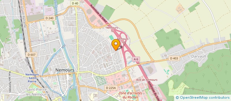 localisation de l'entreprise TIMHAR  NEMOURS