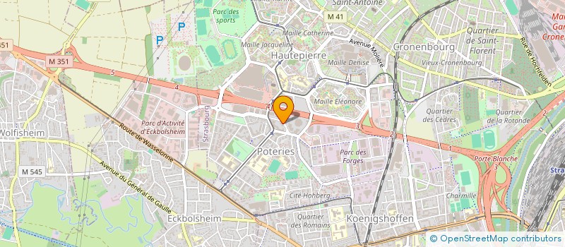 localisation de l'entreprise TIMI  STRASBOURG