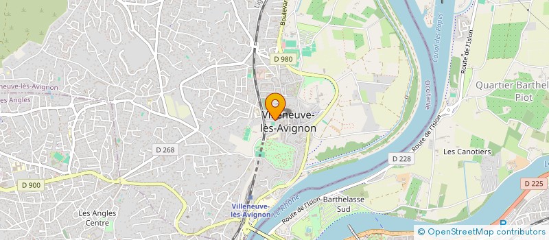 localisation de l'entreprise TIMIEL  VILLENEUVE-LES-AVIGNON