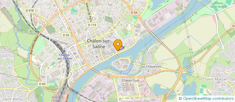 localisation de l'entreprise TIMILIN à CHALON-SUR-SAONE
