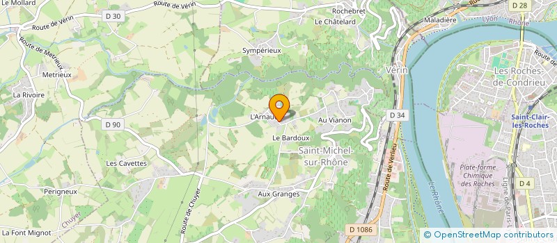 localisation de l'entreprise TIMIMMO  SAINT-MICHEL-SUR-RHONE