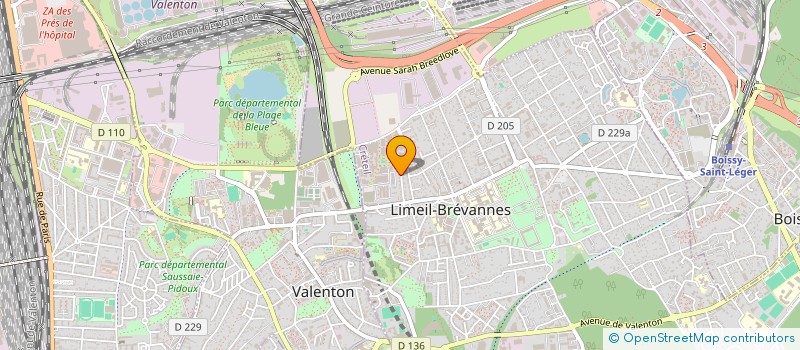 localisation de l'entreprise TIMING LOGISTIC à LIMEIL-BREVANNES