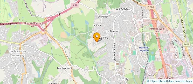 localisation de l'entreprise TIMIPE  DARDILLY