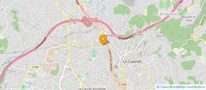 localisation de l'entreprise TIMISOARA à LE CANNET