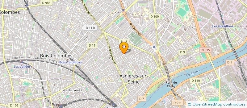 localisation de l'entreprise TIMISOBEGA  ASNIERES-SUR-SEINE