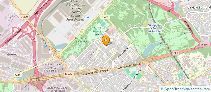 localisation de l'entreprise TIMIZE TRANSPORT à AULNAY-SOUS-BOIS
