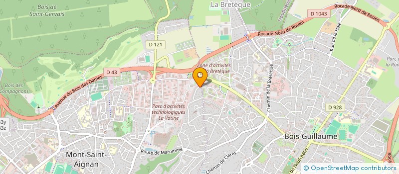 localisation de l'entreprise TIMJV  MONT-SAINT-AIGNAN