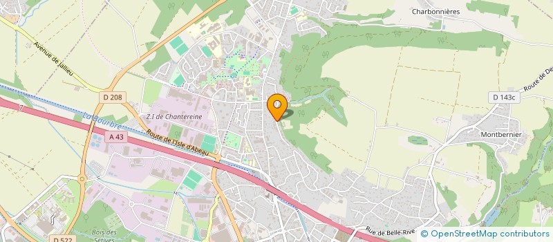 localisation de l'entreprise TIMM COURTAGE à BOURGOIN-JALLIEU