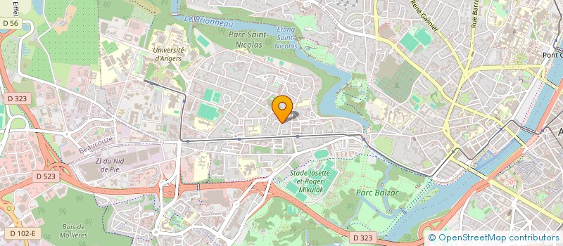 localisation de l'entreprise TIMMAH à ANGERS