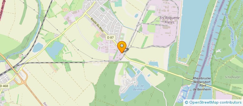 localisation de l'entreprise TIMMEL FRERES à BEINHEIM