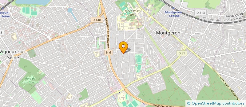localisation de l'entreprise TIMMODOU à MONTGERON