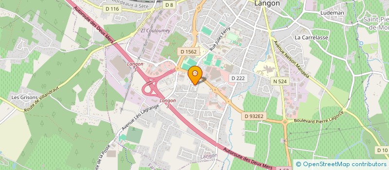localisation de l'entreprise TIMNA SARL à LANGON