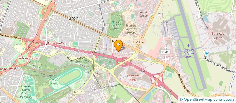 localisation de l'entreprise TIMO SERVICES à BRON