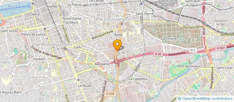 localisation de l'entreprise TIMO'TIF à MARSEILLE