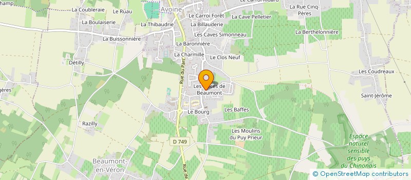 localisation de l'entreprise TIMOBILIER  BEAUMONT-EN-VERON