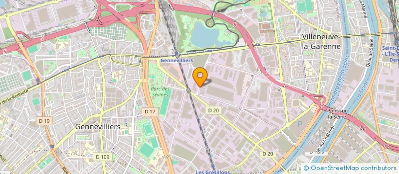 localisation de l'entreprise TIMON à GENNEVILLIERS