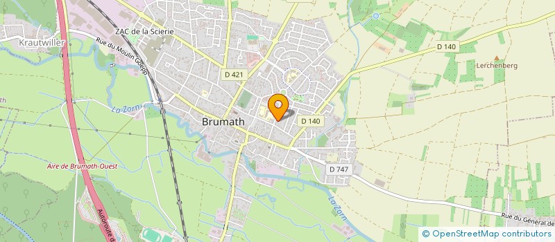 localisation de l'entreprise TIMON RODRIGUES  BRUMATH