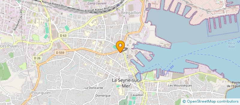 localisation de l'entreprise TIMONE à LA SEYNE-SUR-MER