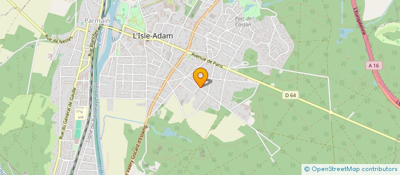 localisation de l'entreprise TIMONIER  L'ISLE-ADAM