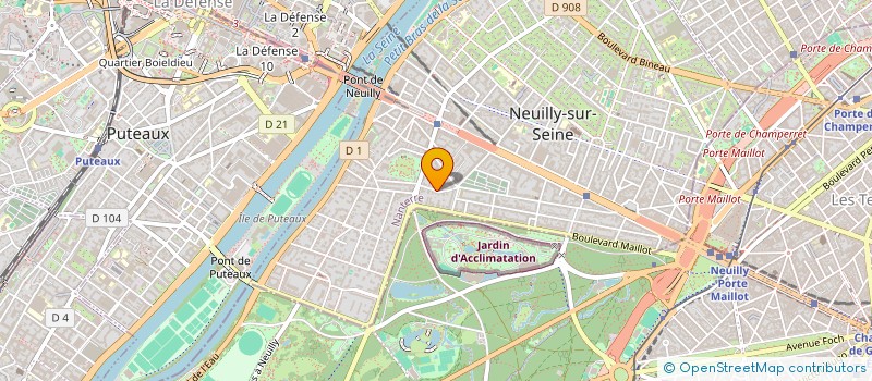 localisation de l'entreprise TIMOPART à NEUILLY-SUR-SEINE