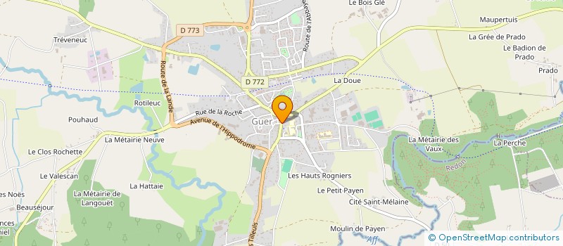 localisation de l'entreprise TIMOR  GUER